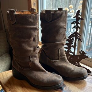 Mudd Brown Faux Suede Women's Boots